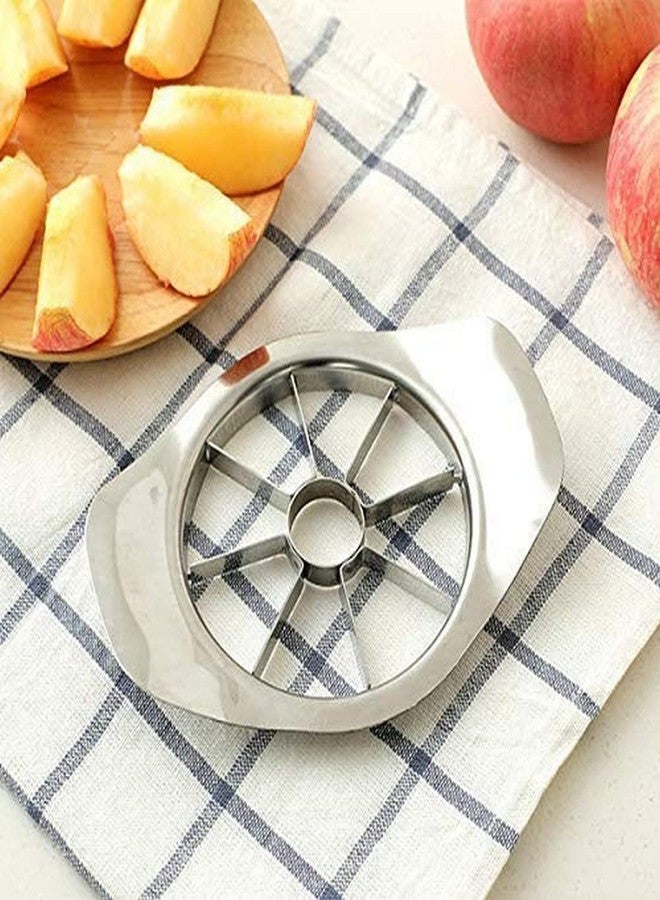 HELLYZ Stainless Steel Fruits, Veggies and Melon Cutter Divider Slicer Kitchenware (Stainless Steel Apple Cutter) - Image 2